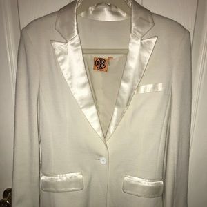 Tory Burch White Blazer XS